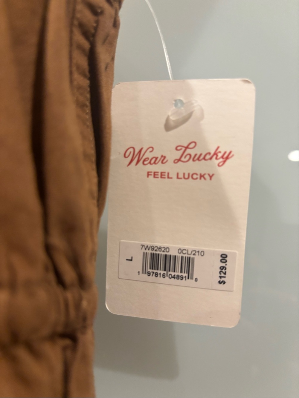 Lucky Brand Brown Cargo-Style Women's Overalls - Picture 4 of 5